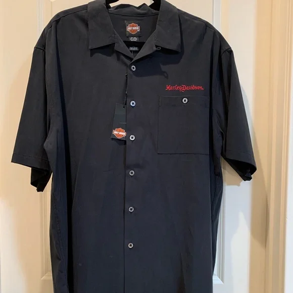 NWT Tori Richard Harley Davidson Mischief Shirt - Picture 6 of 15